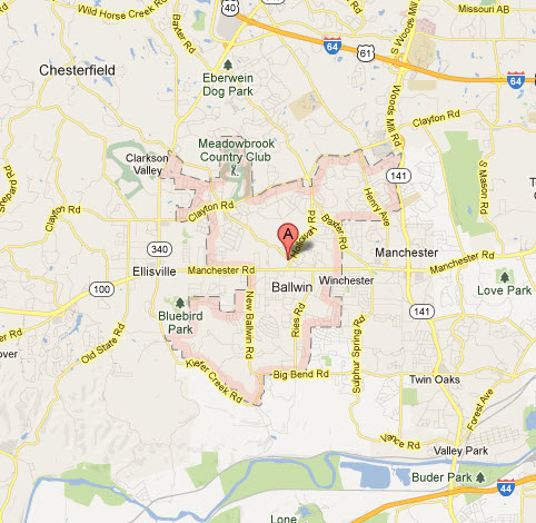 Appliance Repairs In Ballwin Mo Map Service Coverage Areas 