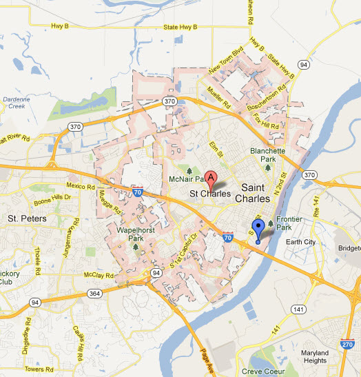 Appliance Repairs In St Charles Mo Map Service Coverage Areas